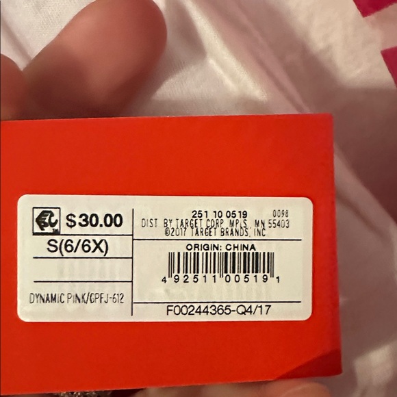 Hunter Kids Raincoat - Pink and Red Stripes - Picture 5 of 5